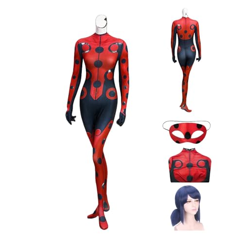 Anime-Rollenspiel-Kostüm MIRACULOUS LADYBUG Ladybug And Cat Noir Cosplay Für Perücken-Kostüm Für Erwachsene, Halloween-Karneval-Party Anime-Rollenspiel-Kostüm MIRACULOUS LADYBUG Ladybug And Cat Noir Cosplay Für Perücken-Kostüm Für Erwachsene, Halloween-Karneval-Party von HBQC