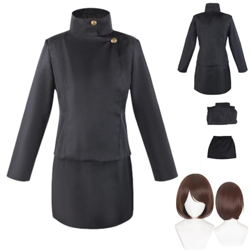 HBQC Anime Cosplay Kostüm Jujutsu Kaisen Kinubi Shoko Full Set Perücke Set Erwachsene Halloween Karneval Party HBQC Anime Cosplay Kostüm Jujutsu Kaisen Kinubi Shoko Full Set Perücke Set Erwachsene Halloween Karneval Party von HBQC