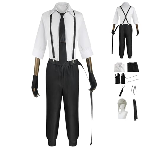 HBQC Anime Rollenspiel Kostüm Bungo Stray Dogs' Nakajima AtsushicospIay Kostüm Komplettset Perücken Kostüm Erwachsene Fashion Halloween Karneval Party Dress-up HBQC Anime Rollenspiel Kostüm Bungo Stray Dogs' Nakajima AtsushicospIay Kostüm Komplettset Perücken Kostüm Erwachsene Fashion Halloween Karneval Party Dress-up von HBQC