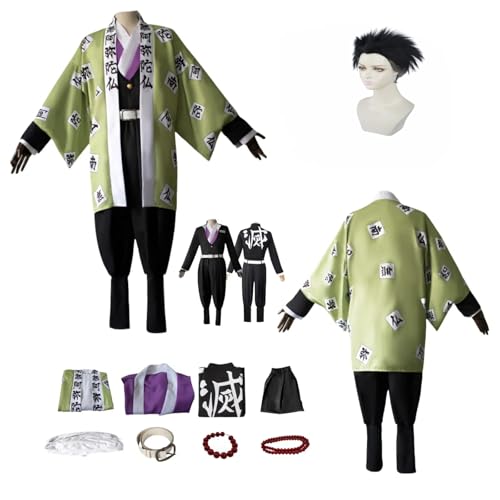 HBQC Anime Rollenspiel Kostüm Demon Slayer'Himejima Kyoumei cospIay Kostüm Komplettset Perücken Kostüm Erwachsene Fashion Halloween Karneval Party Dress-up HBQC Anime Rollenspiel Kostüm Demon Slayer'Himejima Kyoumei cospIay Kostüm Komplettset Perücken Kostüm Erwachsene Fashion Halloween Karneval Party Dress-up von HBQC