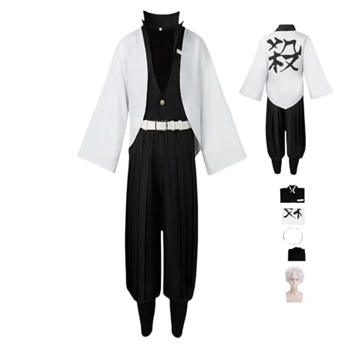 HBQC Anime Rollenspiel Kostüm Demon Slayer'Shinazugawa Sanemi cospIay Kostüm Komplettset Perücken Kostüm Erwachsene Fashion Halloween Karneval Party Dress-up HBQC Anime Rollenspiel Kostüm Demon Slayer'Shinazugawa Sanemi cospIay Kostüm Komplettset Perücken Kostüm Erwachsene Fashion Halloween Karneval Party Dress-up von HBQC