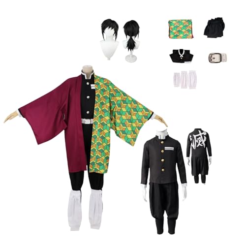 HBQC Anime Rollenspiel Kostüm 'Demon Slayer' Tomioka GiyuucospIay Kostüm Komplettset Perücken Kostüm Erwachsene Fashion Halloween Karneval Party Dress-up HBQC Anime Rollenspiel Kostüm 'Demon Slayer' Tomioka GiyuucospIay Kostüm Komplettset Perücken Kostüm Erwachsene Fashion Halloween Karneval Party Dress-up von HBQC