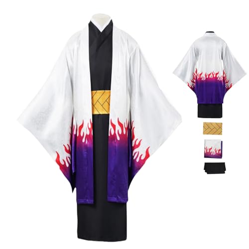 HBQC Anime Rollenspiel Kostüm Demon Slayer'Ubuyashiki Kagaya cospIay Kostüm Vollständige Kostüm Erwachsene Fashion Halloween Karneval Party Dress-up von HBQC