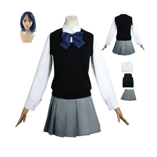 HBQC Anime Rollenspiel Kostüm Ich will deine Pancreas essenAkiko KuratacospIay Kostüm für Perücken Kostüm für Erwachsene Halloween-Karneval-Party-Kostüm von HBQC