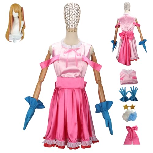 HBQC Anime Rollenspiel Kostüm Ich will deine PancreasHoshino RuricospIay Komplettset Perücken Erwachsene Fashion Halloween Karneval Party Dress-up von HBQC