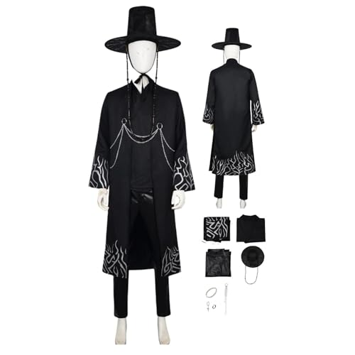 HBQC Anime-Rollenspiel-Kostüm KPop Demon Hunters Saja Boys cosplay für Perücken-Kostüm für Erwachsene, Halloween-Karneval-Party HBQC Anime-Rollenspiel-Kostüm KPop Demon Hunters Saja Boys cosplay für Perücken-Kostüm für Erwachsene, Halloween-Karneval-Party von HBQC
