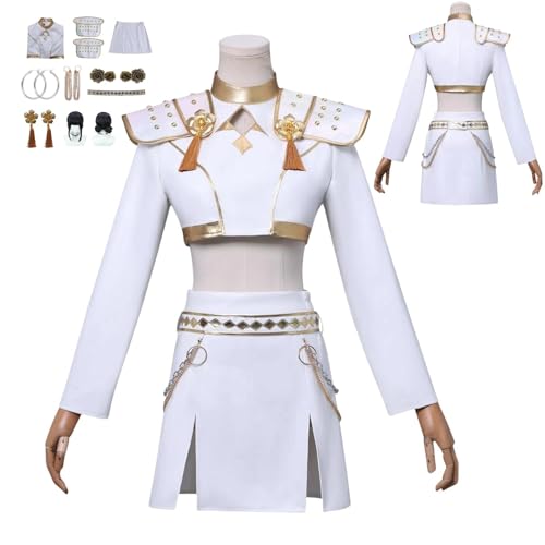 HBQC Anime-Rollenspiel-Kostüm KPop Demon Hunters Zoey cosplay für Perücken für Erwachsene, Halloween-Karneval-Party HBQC Anime-Rollenspiel-Kostüm KPop Demon Hunters Zoey cosplay für Perücken für Erwachsene, Halloween-Karneval-Party von HBQC