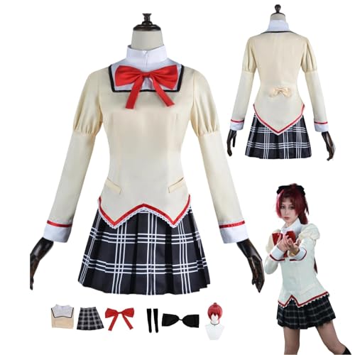 HBQC Anime-Rollenspiel-Kostüm Magical Girl Sakura KyokoV cosplay für Perücken-Kostüm für Erwachsene, Halloween-Karneval-Party HBQC Anime-Rollenspiel-Kostüm Magical Girl Sakura KyokoV cosplay für Perücken-Kostüm für Erwachsene, Halloween-Karneval-Party von HBQC