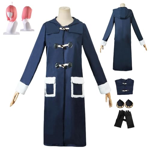 HBQC Anime-Rollenspiel-Kostüm SPY×FAMILY Anya Forgercosplay für Perücken- für Erwachsene, Halloween-Karneval-Party von HBQC