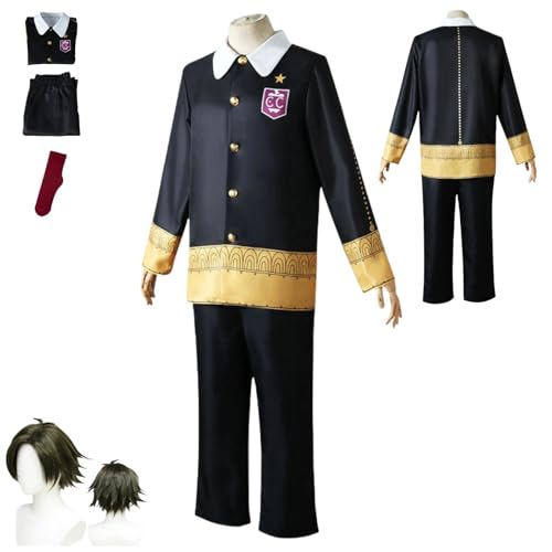HBQC Anime-Rollenspiel-Kostüm SPY×FAMILY Damian Desmondcosplay für Perücken für Erwachsene, Halloween-Karneval-Party HBQC Anime-Rollenspiel-Kostüm SPY×FAMILY Damian Desmondcosplay für Perücken für Erwachsene, Halloween-Karneval-Party von HBQC