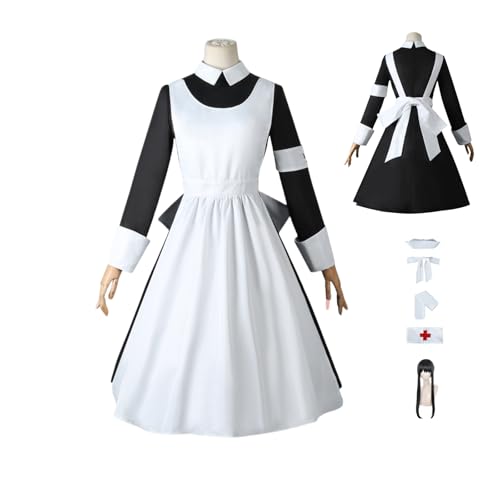 HBQC Anime-Rollenspiel-Kostüm SPY×FAMILY Yor Forgercosplay für Perücken für Erwachsene, Halloween-Karneval-Party HBQC Anime-Rollenspiel-Kostüm SPY×FAMILY Yor Forgercosplay für Perücken für Erwachsene, Halloween-Karneval-Party von HBQC