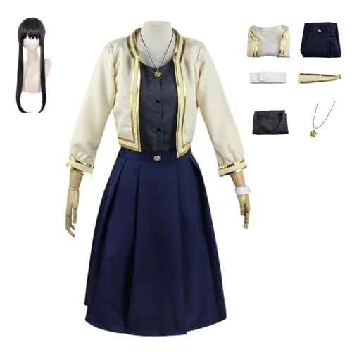HBQC Anime-Rollenspiel-Kostüm SPY×FAMILY Yor Forgercosplay für Perücken für Erwachsene, Halloween-Karneval-Party HBQC Anime-Rollenspiel-Kostüm SPY×FAMILY Yor Forgercosplay für Perücken für Erwachsene, Halloween-Karneval-Party von HBQC