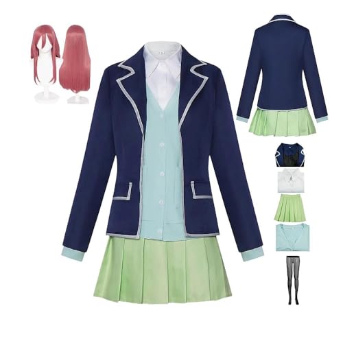 HBQC Anime-Rollenspiel-Kostüm The Quintessential Quintuplets Nakano Miku cosplay Kostüm für Perücken für Erwachsene, Halloween-Karneval-Party HBQC Anime-Rollenspiel-Kostüm The Quintessential Quintuplets Nakano Miku cosplay Kostüm für Perücken für Erwachsene, Halloween-Karneval-Party von HBQC