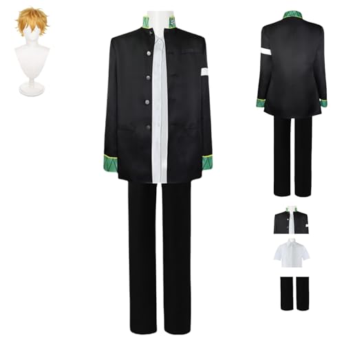 HBQC Anime Rollenspiel Kostüm WIND BREAKER'Nirei AkihikocospIay Komplettset Perücken Erwachsene Fashion Halloween Karneval Party Dress-up HBQC Anime Rollenspiel Kostüm WIND BREAKER'Nirei AkihikocospIay Komplettset Perücken Erwachsene Fashion Halloween Karneval Party Dress-up von HBQC