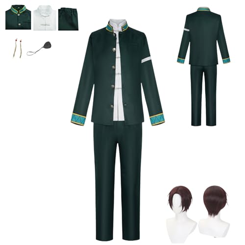 HBQC Anime Rollenspiel Kostüm WIND BREAKERSUO HAYATOcospIay Komplettset Perücken Erwachsene Halloween Karneval Party von HBQC