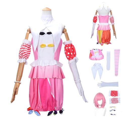 HBQC Anime Rollenspiel Kostüm World Plan'Emu Otori Kamishiro CospIay Kostüm Komplettset Perücken Kostüm Erwachsene Kostüm Halloween Karneval Party von HBQC