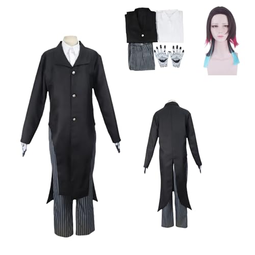 HBQC Anime Rollenspiel Kostüme Demon Slayer'Enmu cospIay Kostüme Komplettset Perücken Kostüme für Erwachsene Halloween Karneval Party Dress-up HBQC Anime Rollenspiel Kostüme Demon Slayer'Enmu cospIay Kostüme Komplettset Perücken Kostüme für Erwachsene Halloween Karneval Party Dress-up von HBQC