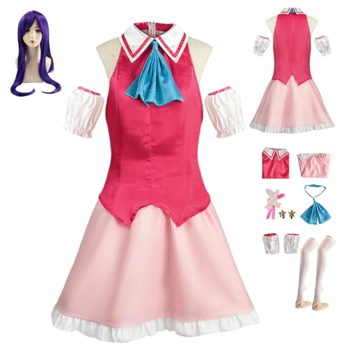 HBQC Anime Rollenspielkostüm Ich möchte deine PancreasHoshino AicospIay Kostüm für Perücken Kostüm für Erwachsene Halloween-Karneval-Party-Kostüm von HBQC