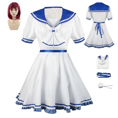 HBQC Anime Rollenspielkostüm Ich will deine Pancreas essenYamagata KanatacospIay Kostüm für Perücken Kostüm für Erwachsene Halloween-Karneval-Party-Kostüm von HBQC