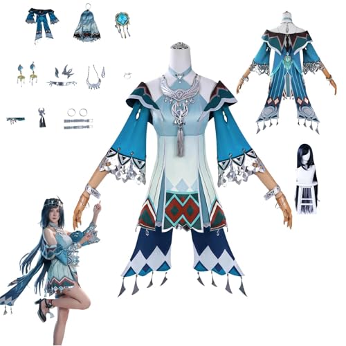 HBQC Genshin Impact Lan Yan Anime-Rollenspiel-Kostüm Cosplay Kostüm Für Perücken Für Erwachsene, Halloween-Karneval-Party HBQC Genshin Impact Lan Yan Anime-Rollenspiel-Kostüm Cosplay Kostüm Für Perücken Für Erwachsene, Halloween-Karneval-Party von HBQC