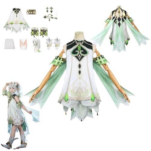 HBQC Genshin Impact Nahida Anime-Rollenspiel-Kostüm Cosplay Kostüm Für Perücken Für Erwachsene, Halloween-Karneval-Party HBQC Genshin Impact Nahida Anime-Rollenspiel-Kostüm Cosplay Kostüm Für Perücken Für Erwachsene, Halloween-Karneval-Party von HBQC