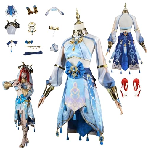 HBQC Genshin Impact Nilou Anime-Rollenspiel-Kostüm Cosplay Kostüm Für Perücken Für Erwachsene, Halloween-Karneval-Party HBQC Genshin Impact Nilou Anime-Rollenspiel-Kostüm Cosplay Kostüm Für Perücken Für Erwachsene, Halloween-Karneval-Party von HBQC