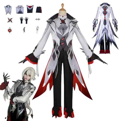 HBQC Genshin Impact Peruere Snezhevna Anime-Rollenspiel-Kostüm Cosplay Kostüm Für Perücken Für Erwachsene, Halloween-Karneval-Party von HBQC