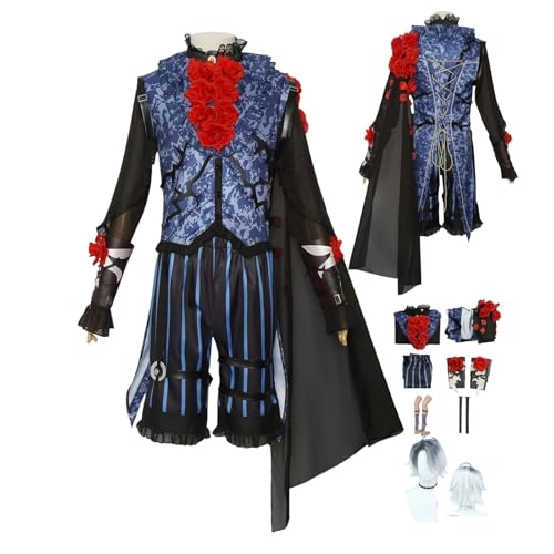 HBQC IdentityV Ada Mesmer Anime-Rollenspiel-Kostüm Cosplay Kostüm Für Perücken-Kostüm Für Erwachsene, Halloween-Karneval-Party von HBQC