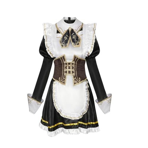 HBQC IdentityV Emma Woods Anime-Rollenspiel-Kostüm Cosplay Kostüm Für Perücken-Kostüm Für Erwachsene, Halloween-Karneval-Party von HBQC