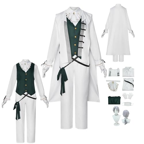 HBQC IdentityV Aesop Carl-Rollenspiel-Kostüm Cosplay Kostüm Für Perücken-Kostüm Für Erwachsene, Halloween-Karneval-Party von HBQC