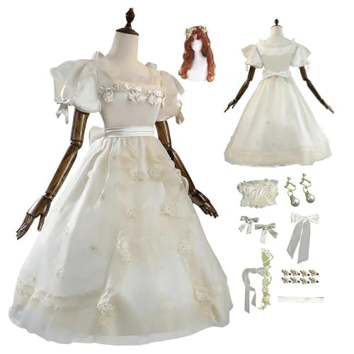 HBQC IdentityV Eurydice Anime-Rollenspiel-Kostüm Cosplay Kostüm Für Perücken-Kostüm Für Erwachsene, Halloween-Karneval-Party von HBQC