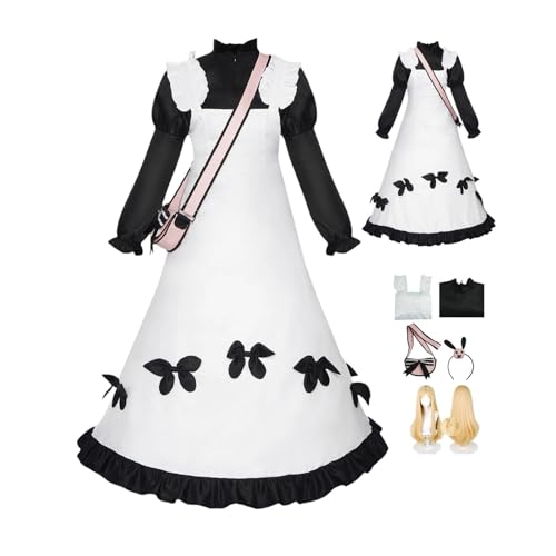 HBQC IdentityV Eurydice Anime-Rollenspiel-Kostüm Cosplay Kostüm Für Perücken-Kostüm Für Erwachsene, Halloween-Karneval-Party von HBQC