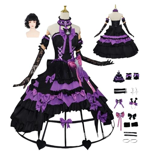 HBQC IdentityV Joy Kuromi Anime-Rollenspiel-Kostüm cosplay Kostüm für Perücken-Kostüm für Erwachsene, Halloween-Karneval-Party HBQC IdentityV Joy Kuromi Anime-Rollenspiel-Kostüm cosplay Kostüm für Perücken-Kostüm für Erwachsene, Halloween-Karneval-Party von HBQC