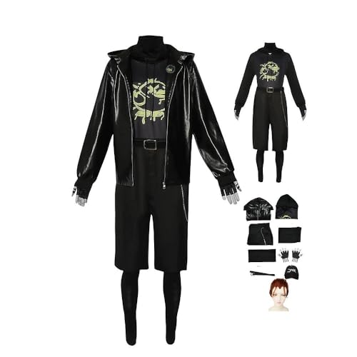 HBQC IdentityV Neb Saabed Anime-Rollenspiel-Kostüm Cosplay Kostüm Für Perücken-Kostüm Für Erwachsene, Halloween-Karneval-Party von HBQC