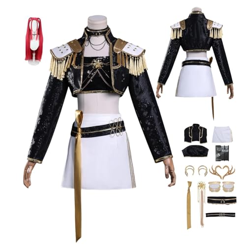 HBQC KPop Demon Hunters MiraAnime-Rollenspiel-Kostüm Cosplay Für Perücken-Kostüm Für Erwachsene, Halloween-Karneval-Party HBQC KPop Demon Hunters MiraAnime-Rollenspiel-Kostüm Cosplay Für Perücken-Kostüm Für Erwachsene, Halloween-Karneval-Party von HBQC