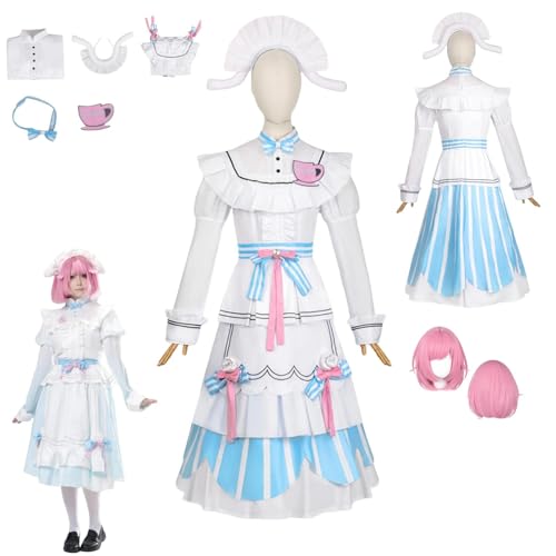 HBQC Project Sekai Colorful Stage Emu Otori Kamishiro Anime-Rollenspiel-Kostüm Cosplay Kostüm Für Perücken Für Erwachsene, Halloween-Karneval-Party von HBQC