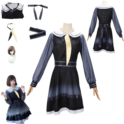 HBQC Project Sekai Colorful Stage SHINONOME ENA Anime-Rollenspiel-Kostüm Cosplay Kostüm Für Perücken Für Erwachsene, Halloween-Karneval-Party von HBQC