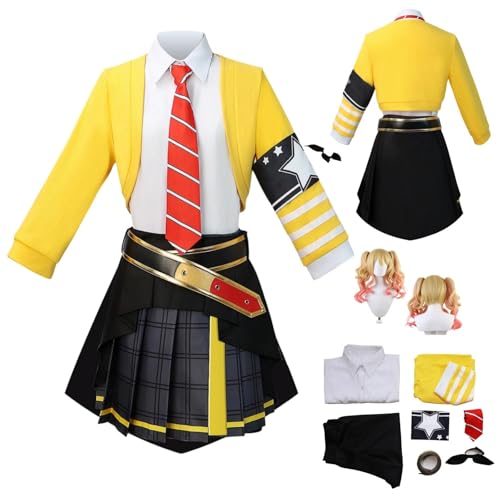 HBQC Project Sekai Colorful Stage Saki Anime-Rollenspiel-Kostüm Cosplay Kostüm Für Perücken Für Erwachsene, Halloween-Karneval-Party HBQC Project Sekai Colorful Stage Saki Anime-Rollenspiel-Kostüm Cosplay Kostüm Für Perücken Für Erwachsene, Halloween-Karneval-Party von HBQC