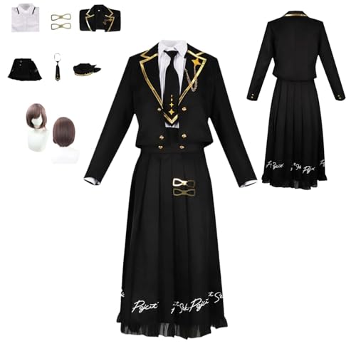 HBQC Project Sekai Colorful Stage Shinonome Ena Anime-Rollenspiel-Kostüm Cosplay Kostüm Für Perücken Für Erwachsene, Halloween-Karneval-Party von HBQC