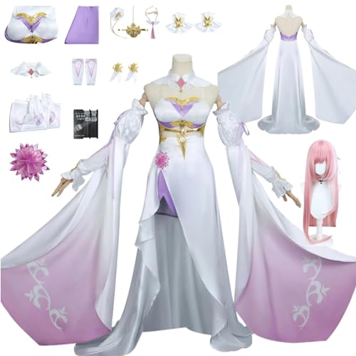 Honkai Impact Elysia Anime-Rollenspiel-Kostüm Cosplay Kostüm Für Perücken Für Erwachsene, Halloween-Karneval-Party von HBQC