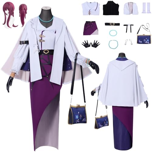 Honkai Impact Kafka Anime-Rollenspiel-Kostüm Cosplay Kostüm Für Perücken Für Erwachsene, Halloween-Karneval-Party Honkai Impact Kafka Anime-Rollenspiel-Kostüm Cosplay Kostüm Für Perücken Für Erwachsene, Halloween-Karneval-Party von HBQC