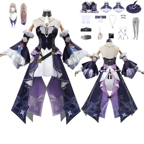 Honkai Impact The Herta Anime-Rollenspiel-Kostüm Cosplay Kostüm Für Perücken Für Erwachsene, Halloween-Karneval-Party von HBQC