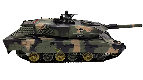 HBS Hubsons® 2-er Set RC Leopard 2A5 Kampf-Panzer für Multiples Gefecht mit Infrarot- und 6mm Softair BB Schuss von HBS Hubsons