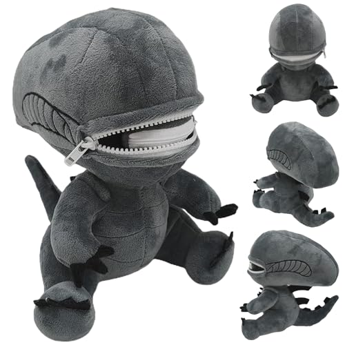 Xenomorph Plüschtiere, Zipper Mouth Plush, Fun Zipper Plush Figure, Filmfigur Plüsch Xenomorpher, Alien Interactive Doll, Alien-Filmreihe Plüschtier, Xenomorph Zippermouth Alien Plüsch, Sofa Dekor Xenomorph Plüschtiere, Zipper Mouth Plush, Fun Zipper Plush Figure, Filmfigur Plüsch Xenomorpher, Alien Interactive Doll, Alien-Filmreihe Plüschtier, Xenomorph Zippermouth Alien Plüsch, Sofa Dekor von HBSFBH