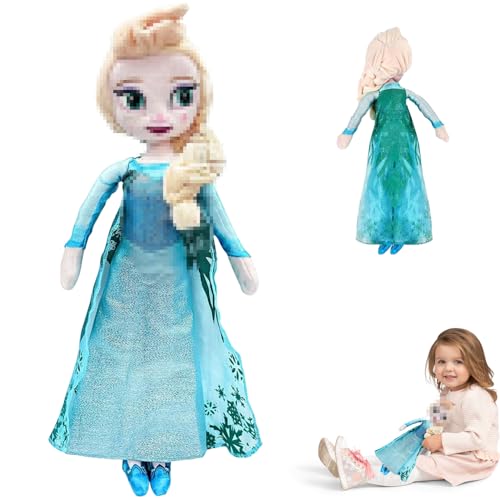HBSFBH ELSA Puppe, 40cm ELSA Puppe Eiskönigin, ELSA Plüschtier, ELSA Kuscheltier, Frozen II Plüschfigur ELSA, ELSA Stoffpuppe, Cartoon Gefüllte Puppen für Kinderpartygeschenke Geburtstag Geschenke HBSFBH ELSA Puppe, 40cm ELSA Puppe Eiskönigin, ELSA Plüschtier, ELSA Kuscheltier, Frozen II Plüschfigur ELSA, ELSA Stoffpuppe, Cartoon Gefüllte Puppen für Kinderpartygeschenke Geburtstag Geschenke von HBSFBH