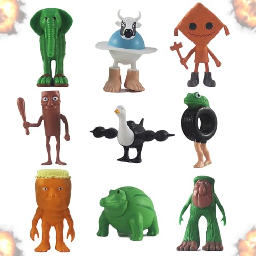 HBSFBH 9PCS Italian Brainrot Figuren, Tung Tung Tung Tung Sahur Figur, 3D Printed Tralalero Tralala Figure, Funny Tung Tung Tung Sahur Brainrot, Italian Brainrot zum Sammeln und Dekorieren HBSFBH 9PCS Italian Brainrot Figuren, Tung Tung Tung Tung Sahur Figur, 3D Printed Tralalero Tralala Figure, Funny Tung Tung Tung Sahur Brainrot, Italian Brainrot zum Sammeln und Dekorieren von HBSFBH