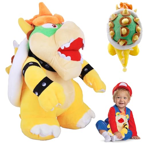 HBSFBH Bowser Plüsch Kuscheltier, Bowser Anime Kawaii Plush, Bowser Plüsch Stofftier, Bowser Anime Plush Figuren, Bowser Plüschtier Spielzeug, Spiel Bowser Plüsch Puppe Spielzeug, für Kinder, Fans HBSFBH Bowser Plüsch Kuscheltier, Bowser Anime Kawaii Plush, Bowser Plüsch Stofftier, Bowser Anime Plush Figuren, Bowser Plüschtier Spielzeug, Spiel Bowser Plüsch Puppe Spielzeug, für Kinder, Fans von HBSFBH