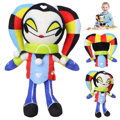 HBSFBH Helluva Boss Plush Devil Doll, 30cm Clowns Plüschtiere, Helluva Boss Figure Plush Toy, Helluva Boss Weich Gefüllte Flauschige Puppe Sammlungen, Geschenke für Spiel Fans Kinder und Erwachsene von HBSFBH