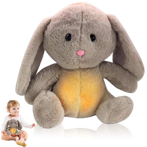 HBSFBH Schlummer Koala Kuscheltier, Schlummer Otter Kuscheltier, Schlummer Otter-Spielzeug, Koala-PlüSchtier Einschlafhilfe, Otter Kuscheltier Mit Herzschlag, Schlummer Otter, Neugeborenen Geschenk von HBSFBH