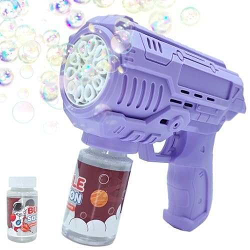 Seifenblasen-Pistole, Seifenblasenmaschine für Kinder, Bubble Maschine, Seifenblasenpistole mit Seifenblasenlösung, Seifenblasen Pistole Für Kinder Outdoor Party, Sommerparty (M2) von HBSFBH